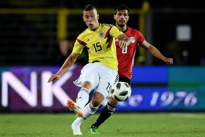3 Colombia ||
The look: This is how you pull off a yellow shade. Colombia has improved on their 2014 World Cup kit by toning down to a lemon shade. The red and navy pattern under the arm-pit is a nice touch. It's a winner. ||
Would I wear it? Yes ||
Marco Bertorello / AFP Photo