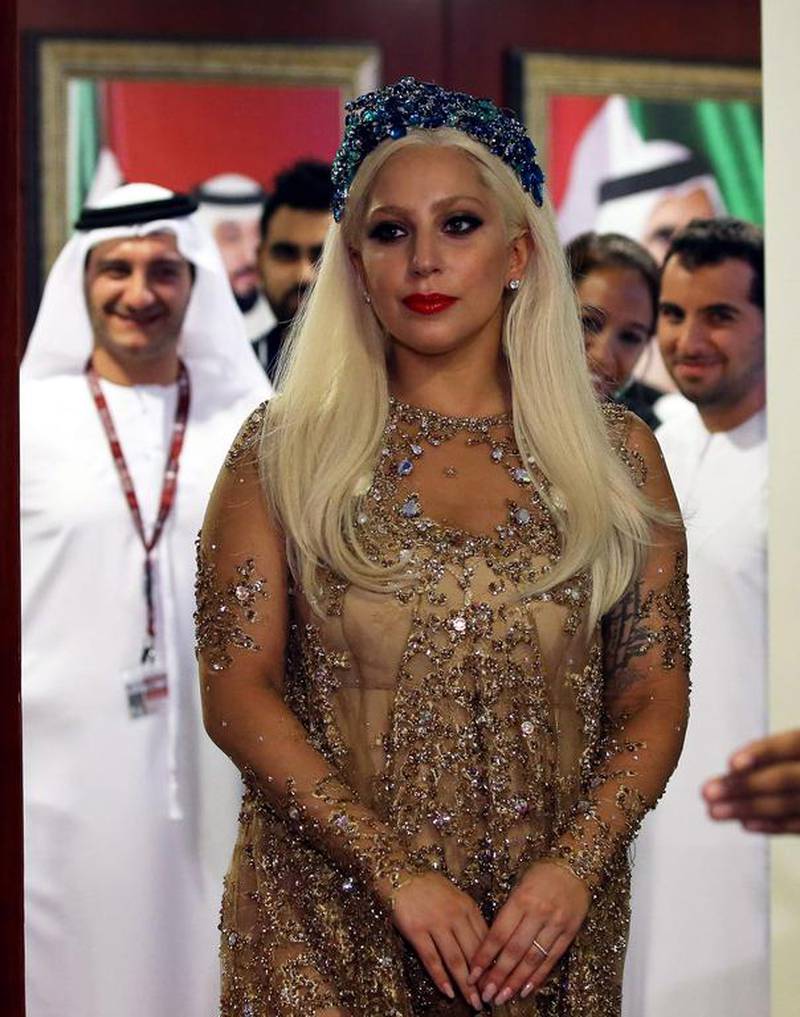 Lady Gaga’s artRAVE concert will take place in Dubai’s Meydan Racecourse on September 10. Ali Haider / EPA