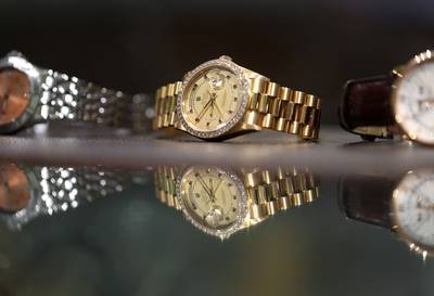 Global crime prevention database The Watch Register said almost 80,000 watches have been reported as stolen or missing. Getty Images