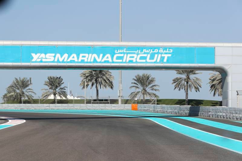 Yas Marina Circuit saw some upgrades during preparations for the 2021 Abu Dhabi Grand Prix. Khushnum Bhandari /  The National