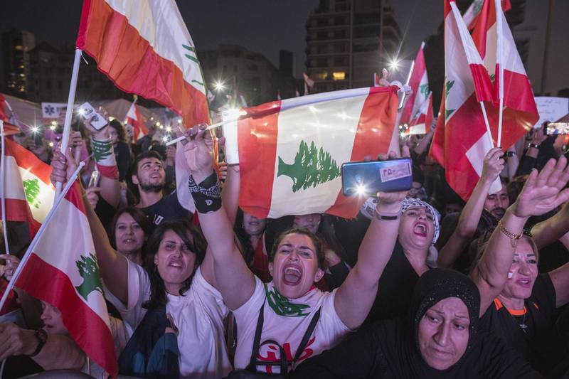 Lebanon is facing capital outflows as economy deteriorates and popular anti-government protests continue. Getty Images