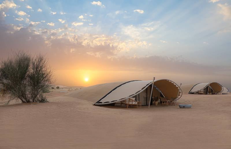 Coming to the Dubai Desert Conservation Reserve in September is The Nest by Sonara. Photo: The Nest by Sonara