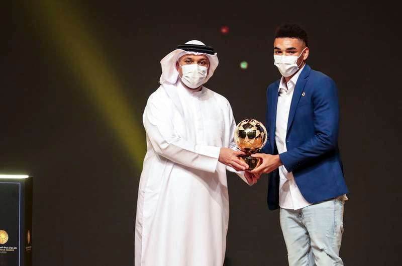Igor Jesus of Shabab Al Ahli was adjudged the best young player (resident or born in UAE).
