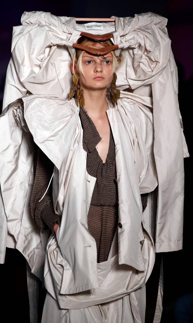 A Model Walks the Runway during the Vivienne Westwood Show As Part