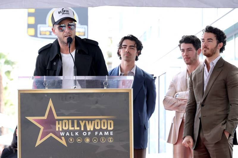 OneRepublic's Ryan Tedder called himself a bonus Jonas at the ceremony. Getty / AFP