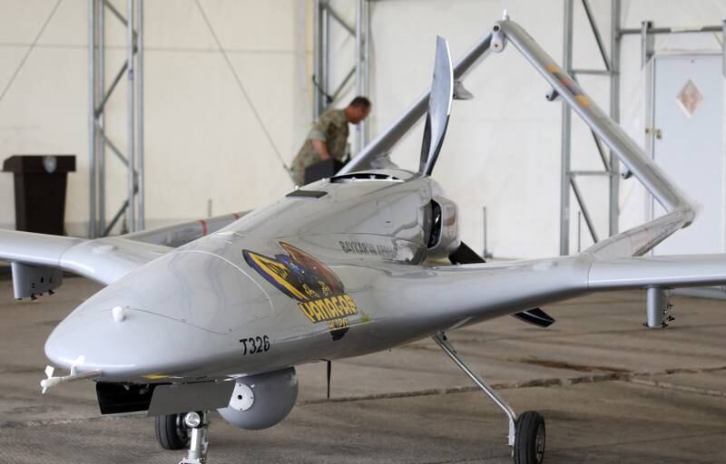 Turkey sold Ukraine its Bayraktar TB2 armed drones. These unmanned aircraft can fly at an altitude of 7,500 metres before swooping down to attack targets. They have been instrumental in Ukraine. AFP
