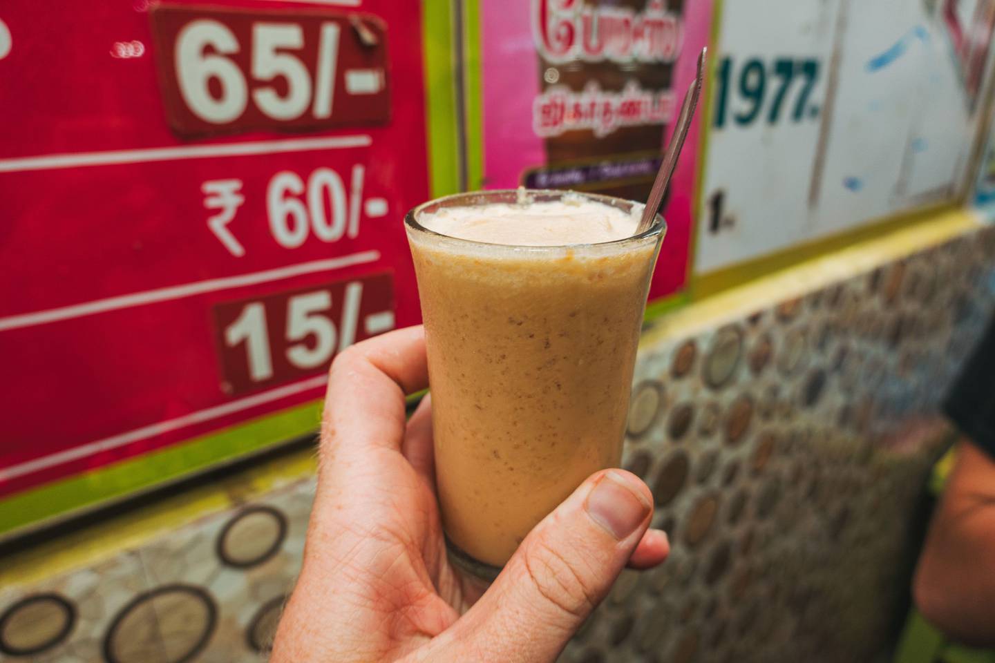Jigarthanda is a popular street drink in the Indian city of Madurai in Tamil Nadu