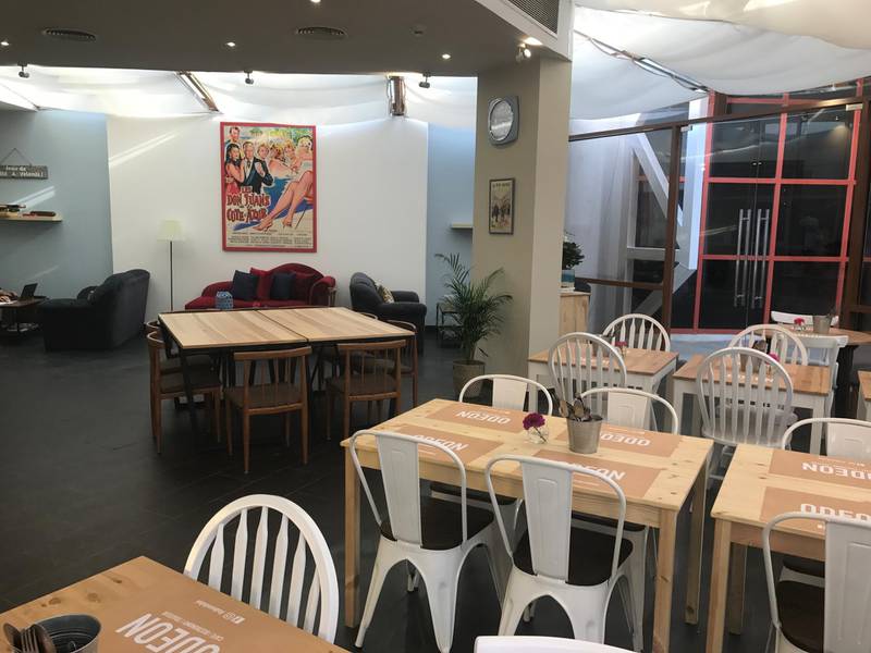The new cafe ODEON at the Alliance Française in Dubai. Courtesy Alliance Française