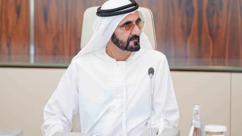 An image that illustrates this article Sheikh Mohammed congratulates Sharjah Ruler on 50th accession day