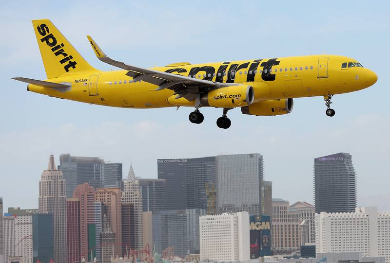 3. Spirit Airlines. Getty Images / AFP