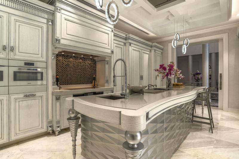 Whether you enjoy cooking or not, the kitchen is a pleasant experience. Courtesy LuxuryProperty.com