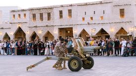 Ramadan 2023: Watching the Iftar cannon at a traditional market in Qatar