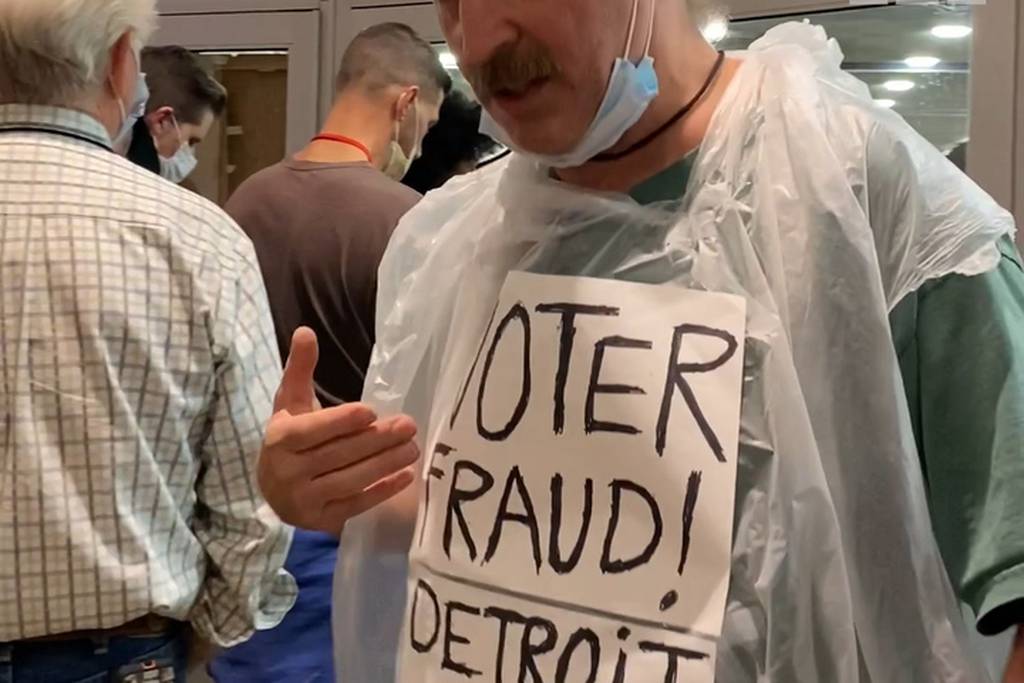 Trump supporter claims voter fraud in 'Detroit shame'