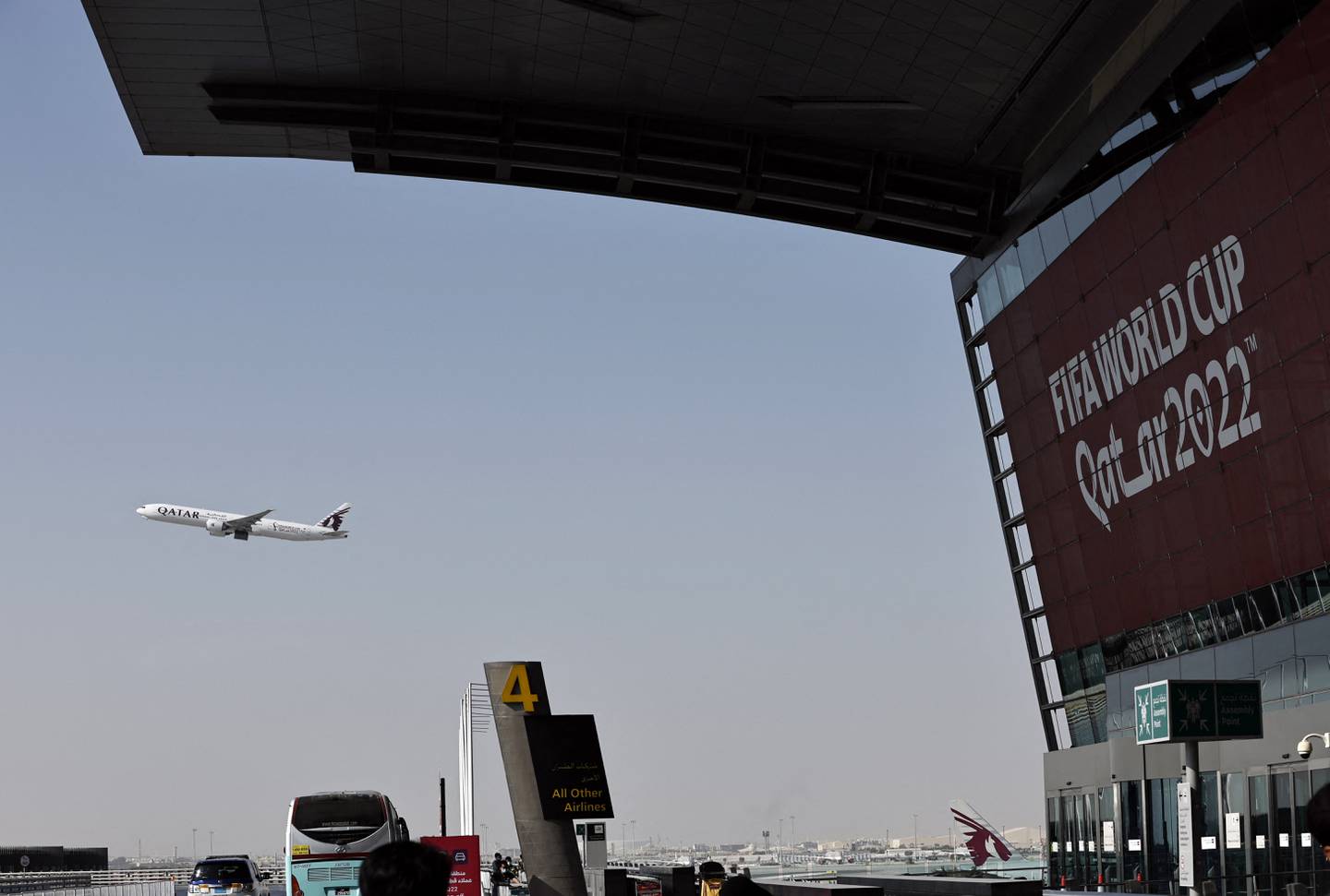 Hamad International Airport in Doha has been gearing up for an influx of World Cup visitors. Reuters
