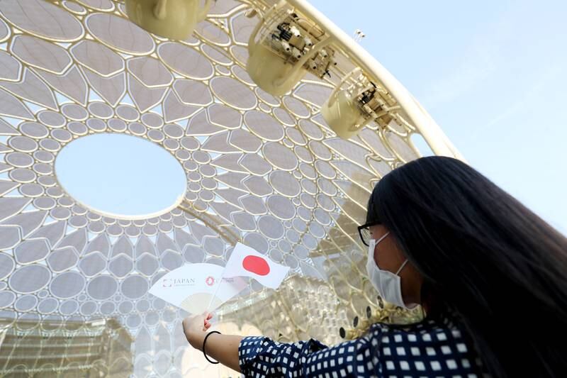 The official opening ceremony for Japan Day at Expo 2020 Dubai.