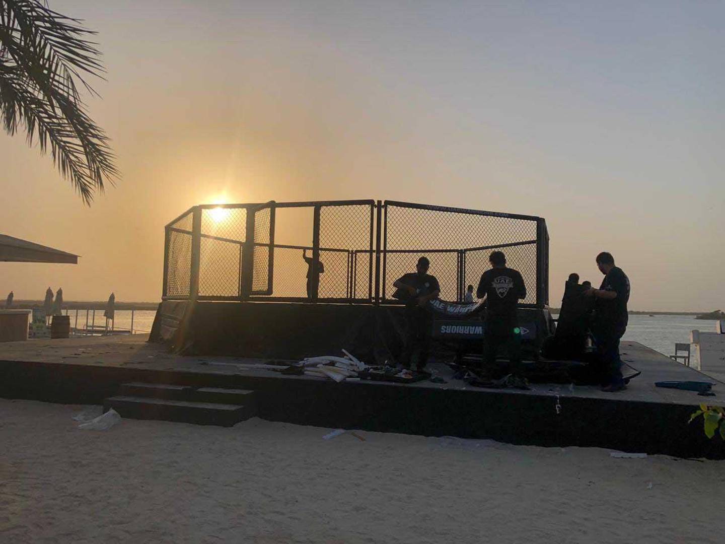 Yas Island pic posted by Dana White on Twitter