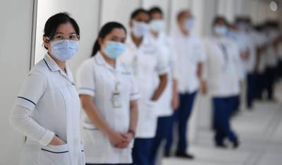 The UAE government has been able to utilise its own public sector medical staff and thousands of private sector hospital personnel to tackle the virus