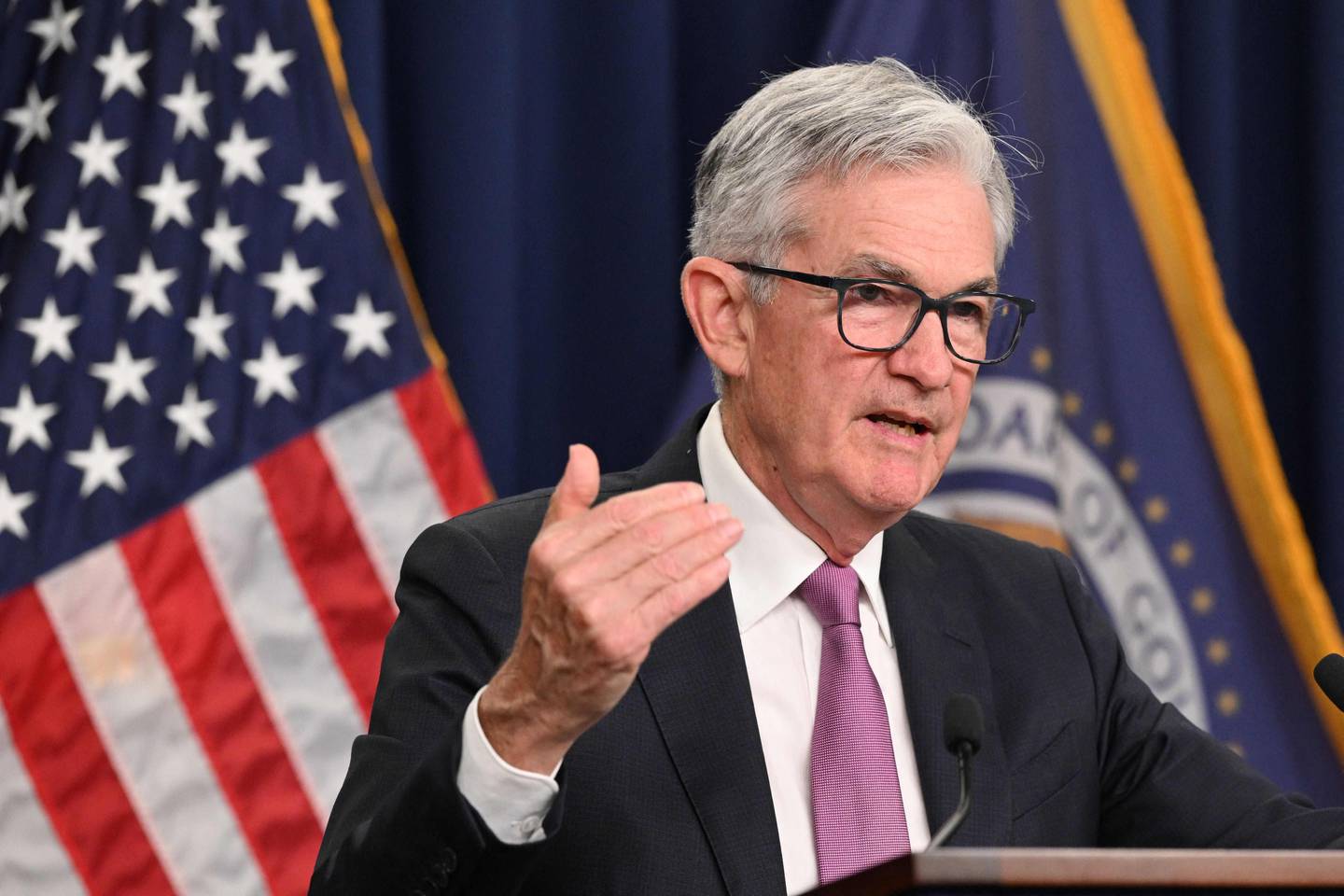 Fed Chairman Jerome Powell’s comments after the FOMC meeting may be more important for the market than the 75 bps the committee is expected to deliver. AFP