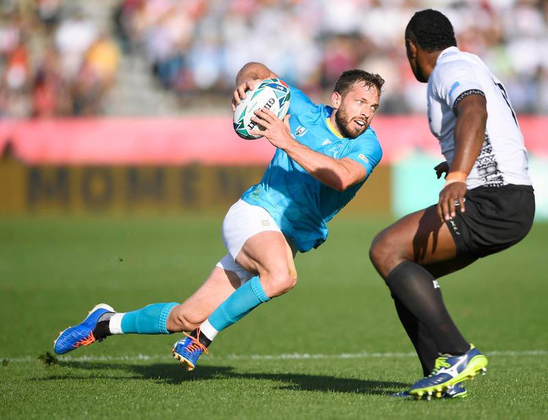 10 Felipe Berchesi (Uruguay)
Orchestrated the biggest shock of the Rugby World Cup so far as he landed 15 points with the boot to give Uruguay their 30-27 win over Fiji. Kyodo News via AP