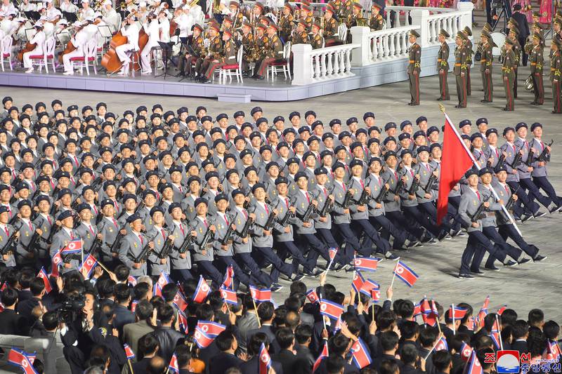 The photos, which could not be independently verified, were released by North Korea's official Korean Central News Agency.  AFP