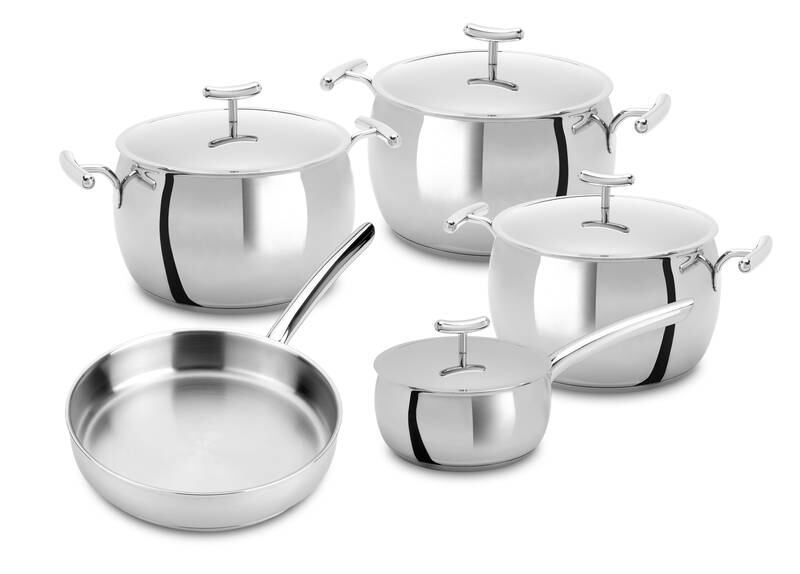 Silampos nine-piece Yumi cookware set from Jashanmal; Dh1,195 (down from Dh1,595). 