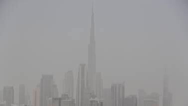 An image that illustrates this article Dusty weather on the way for the UAE again