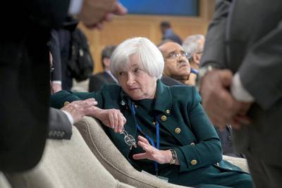 Janet Yellen, chair of the US Federal Reserve. Andrew Harrer / Bloomberg