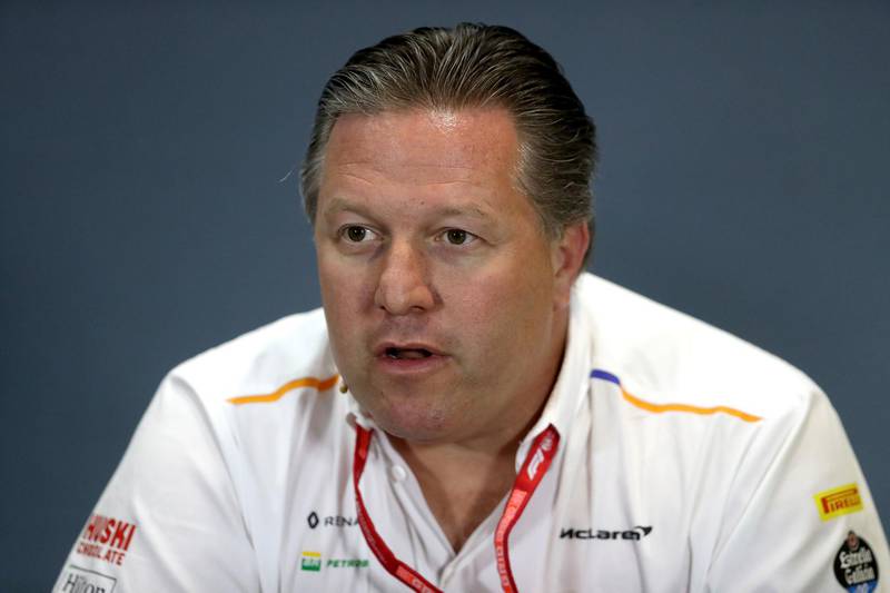 File photo dated 12-07-2019 of McLaren Chief Executive Officer Zak Brown. PA Photo. Issue date: Thursday April 2, 2020. McLaren have become the first Formula One team to furlough staff during the coronavirus pandemic, with remaining employees taking a wage cut. See PA story SPORT Coronavirus F1 Photo credit should read David Davies/PA Wire.