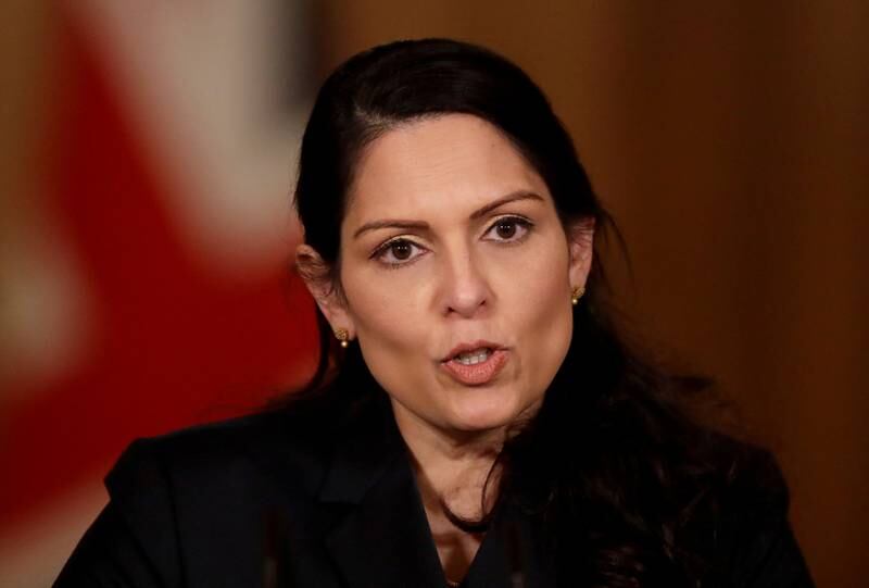A full hearing on whether the British Home Secretary Priti Patel's policy in Rwanda is lawful will take place in July. Reuters