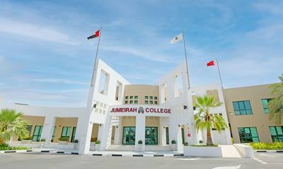 Pupils at Jumeirah College have landed offers from prestigious universities, including Imperial College London, London School of Economics, the University of Oxford and University of Melbourne. Photo: Jumeirah College