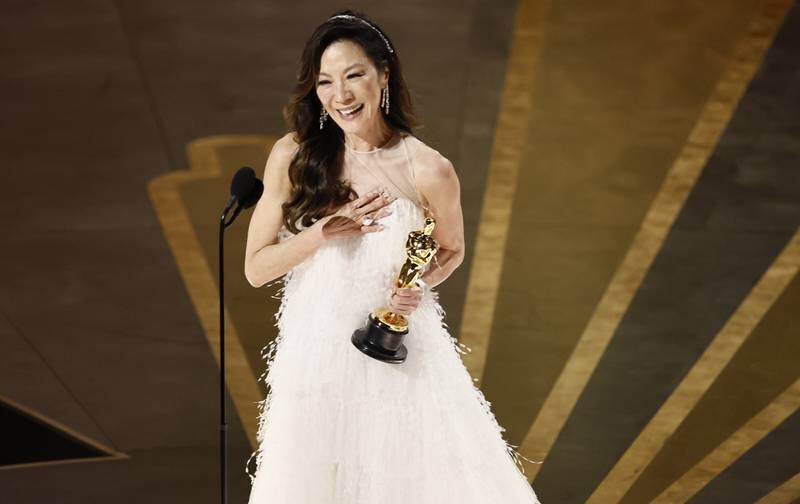 Michelle Yeoh won the award for Best Actress for Everything Everywhere All at Once. EPA