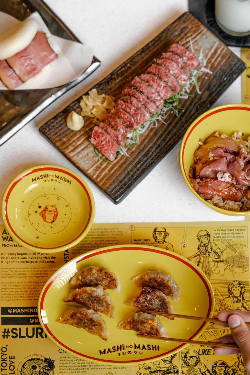 Wagyu gyoza is a must-have dish. Photo: Mashi No Mashi