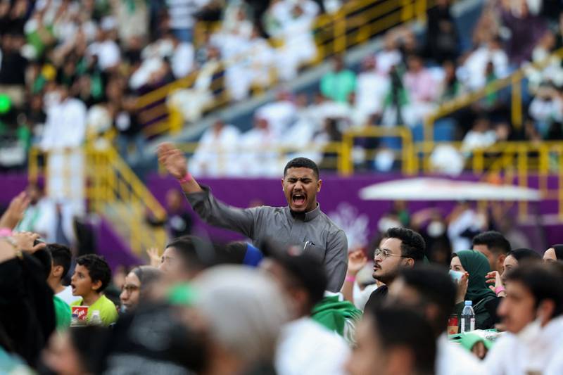 Saudi Arabia were dominant yet not decisive, the better team for much of the game. AFP