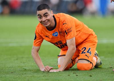 Miguel Almiron - 7: Pacey midfielder who finally ended his goal drought this season and finished as Newcastle's top scorer with eight. A big season coming up for the Paraguayan - his third in England - where, like Saint-Maximin, needs to show more composure with his final ball. Still unclear what his best position is. Reuters