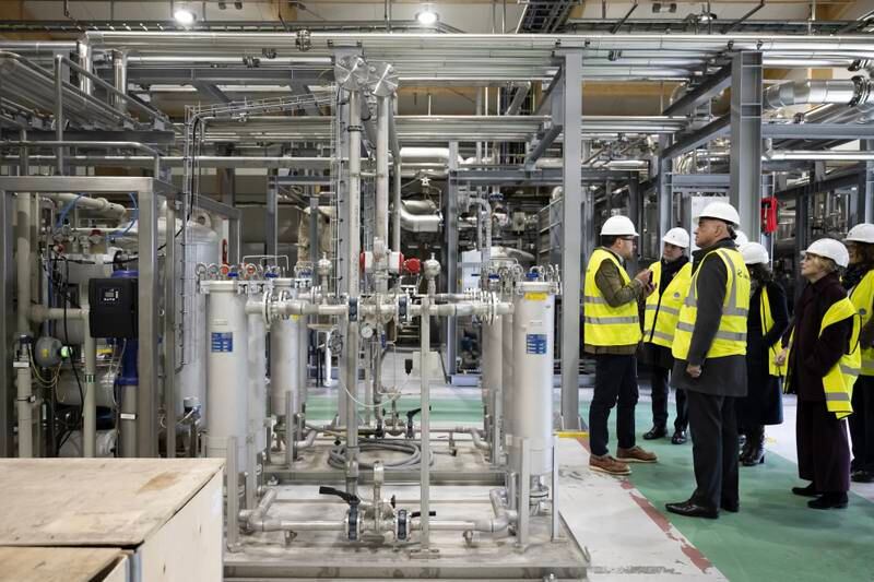 Climeworks works with Carbfix, which dissolves CO2 in water that is injected underground in Iceland into basalt rock, where it mineralises or solidifies over two years. Photo: EPA