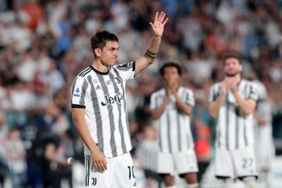 Paulo Dybala of Juventus acknowledges the fans. Getty Images