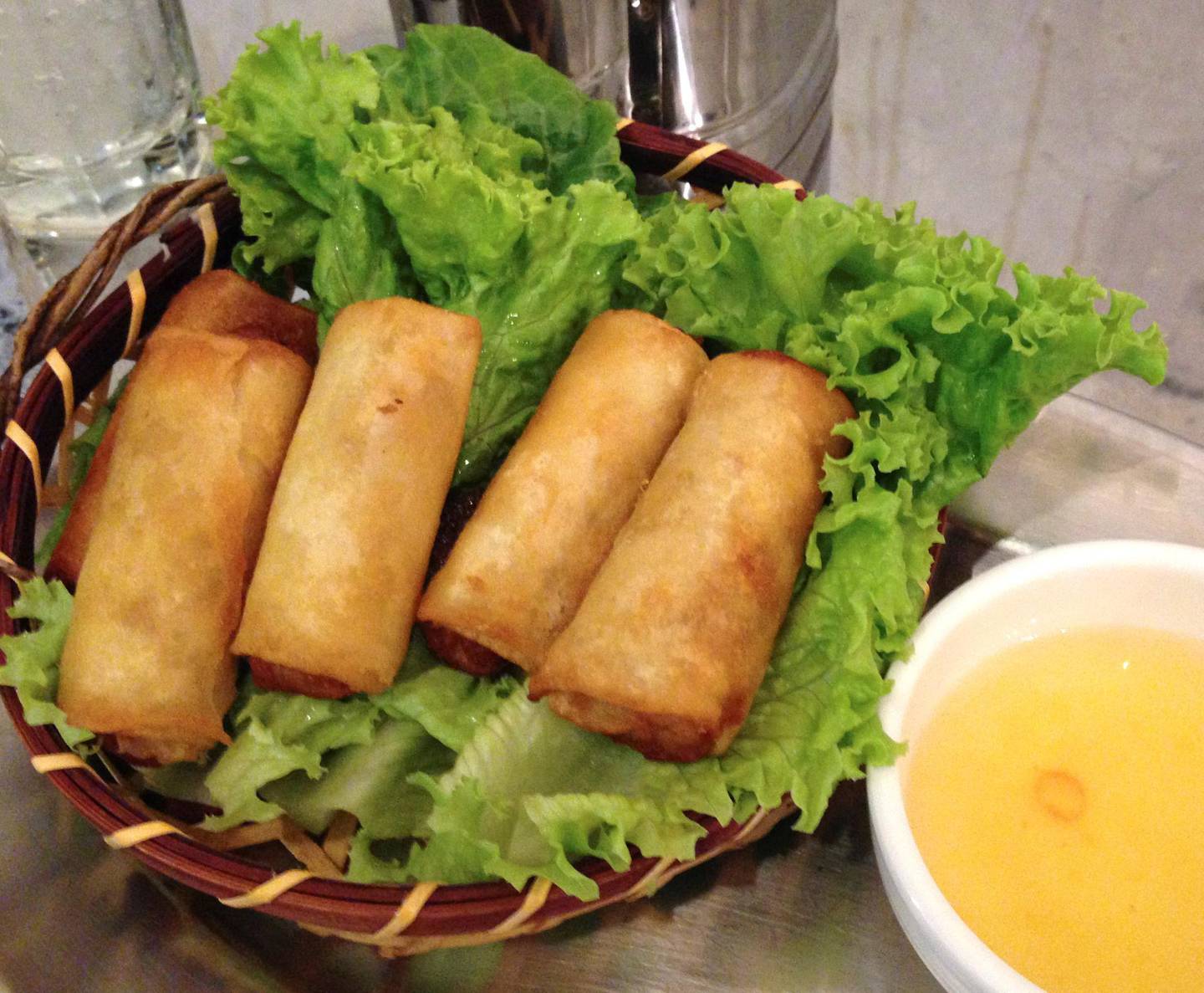 This image shows spring rolls by Co Thanh in Kau U Fong, Central. 15JUN17   Photo: Bernice Chan  [07JULY2017 FEATURES FIRST SERVED] (Photo by Bernice Chan/South China Morning Post via Getty Images)