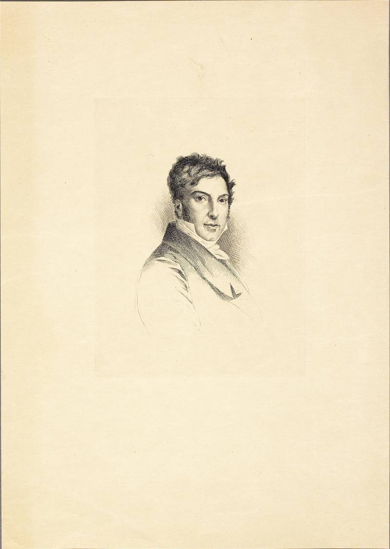 A 19th century portrait of Jean-François Champollion (1790–1832). Champollion was able to decipher the hieroglyphs through the oval shapes found in the hieroglyphic text, which are known as Kharratis and include the names of kings and queens. Photo: Musee Champollion