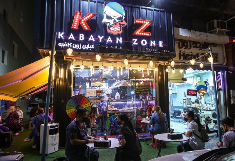 Kabayan Zone is the busiest Filipino street food outlet in Abu Dhabi. All photos: Victor Besa / The National