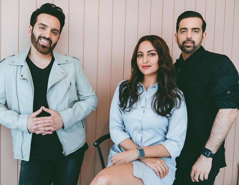 Actress Sonakshi Sinha shared a photo with her brothers Luv and Kussh. Photo: Sonakshi Sinha / Instagram