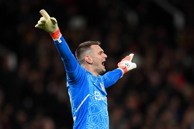 MANCHESTER UNITED RATINGS: Tom Heaton – 7. A rare, but deserved, start. Saved well from Johnson on 33 and Danilo later on. Clean sheet again. Valued member of Ten Hag’s squad. A positive energy giver in the dressing room, rather than taker. 
Getty