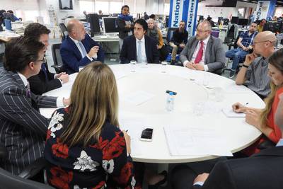 The Money Roundtable in The National’s newsroom this week examined whether long-term savings and investment plans sold in the Middle East work in the interests of those that sell them or the customers who invest into them. Delores Johnson / The National