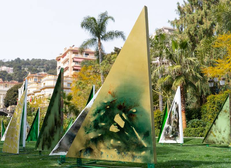 Armenian artist Jean Boghossian's work in Monte Carlo's Jardins des Boulingrins. Photo: Studio Jean Boghossian