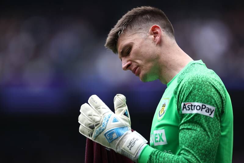 BURNLEY: Nick Pope - 9: Busy start for the England goalkeeper with saves from Son, Kane and Emerson. Gambled on Kane hitting penalty down middle but England captain slotted into corner. Like opposite number Lloris, booked for time wasting. Two fantastic reaction saves to deny Son in second half. Getty