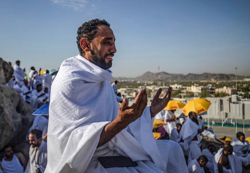 Mount Arafat is also known as the Mountain of Mercy. AFP