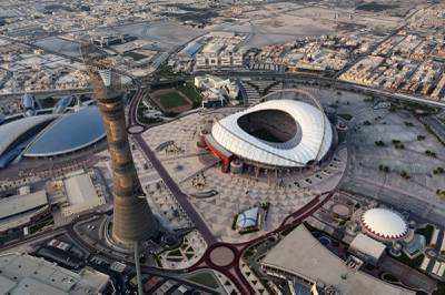 The Khalifa International Stadium in Qatar. Capacity: 40,000. AFP