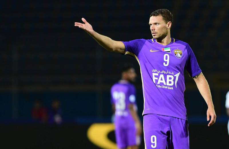 Marcus Berg will lead the attack for Al Ain at the Fifa Club World Cup. Courtesy AGL