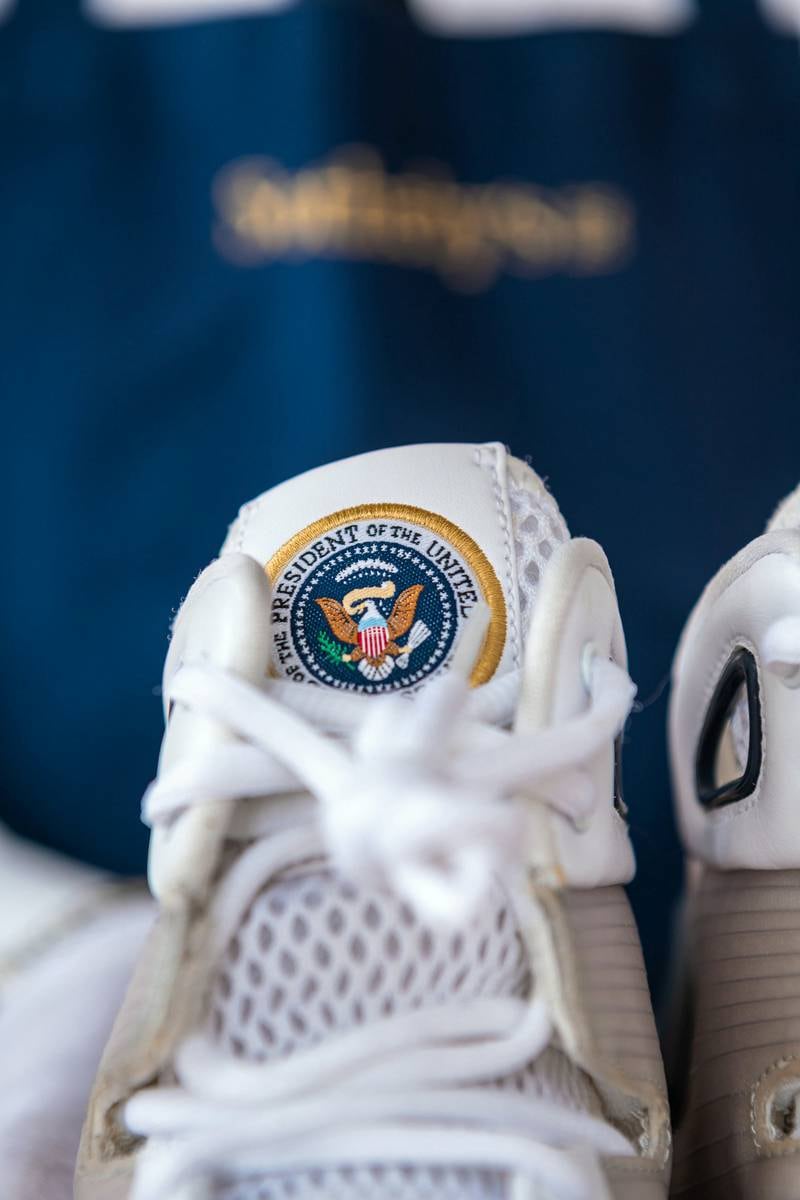 Sotheby's to offer President Barack Obama player exclusive Nike Hypderdunks. Courtesy Sotheby's