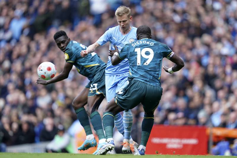 Moussa Sissoko 5 - Struggled to impose himself as much as he normally does. City kept the ball fantastically well and that made it extremely difficult for Roy Hodgson’s midfield. 

AP
