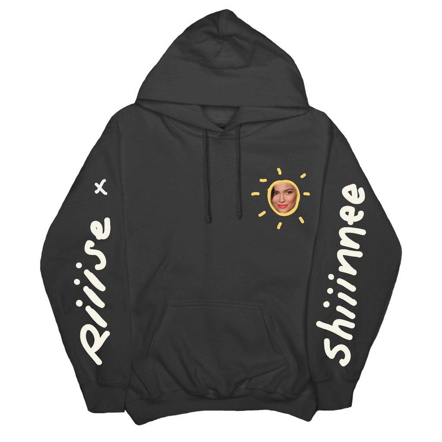 Kylie Jenner's Rise and Shine hoodie. Courtesy kyliejennershop.com